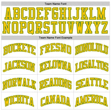 Load image into Gallery viewer, Custom White Gold-Kelly Green Authentic Throwback Basketball Jersey