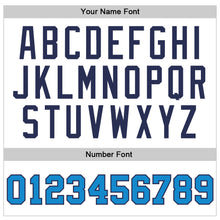 Load image into Gallery viewer, Custom White Blue-Navy Authentic Throwback Basketball Jersey