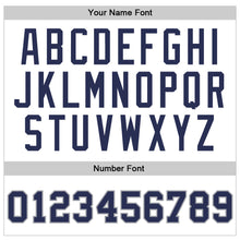 Load image into Gallery viewer, Custom White Navy-Gray Authentic Throwback Basketball Jersey