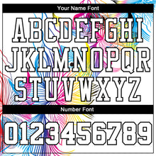 Load image into Gallery viewer, Custom White White-Black Round Neck Sublimation Basketball Suit Jersey