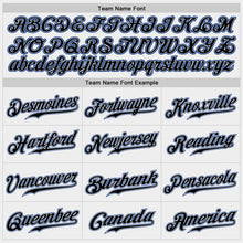 Load image into Gallery viewer, Custom White Black-Royal Authentic Baseball Jersey