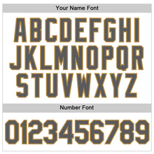 Load image into Gallery viewer, Custom White Steel Gray-Old Gold Performance T-Shirt