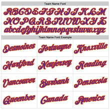 Load image into Gallery viewer, Custom White Purple-Orange Performance T-Shirt