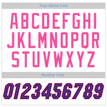 Load image into Gallery viewer, Custom White Purple Black-Pink Performance T-Shirt