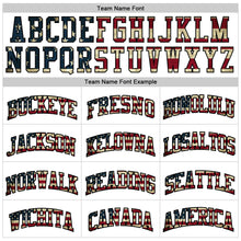 Load image into Gallery viewer, Custom White Vintage USA Flag-Black Authentic Throwback Basketball Jersey