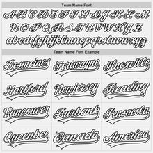 Load image into Gallery viewer, Custom White White-Black Authentic Baseball Jersey