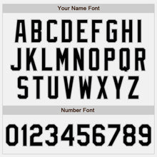 Load image into Gallery viewer, Custom White Black Pinstripe Black-Gray Authentic Baseball Jersey