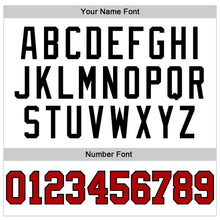 Load image into Gallery viewer, Custom White Red Pinstripe Red-Black Authentic Basketball Jersey