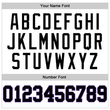 Load image into Gallery viewer, Custom White Black-Purple Authentic Throwback Basketball Jersey