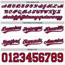 Load image into Gallery viewer, Custom White Red-Royal Authentic Basketball Shorts