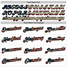 Load image into Gallery viewer, Custom White Vintage USA Flag-Black Performance T-Shirt