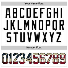 Load image into Gallery viewer, Custom White Vintage USA Flag-Black Performance T-Shirt