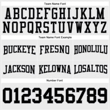 Load image into Gallery viewer, Custom Stitched White Black-Gray Football Pullover Sweatshirt Hoodie