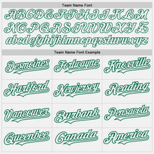 Load image into Gallery viewer, Custom White Kelly Green Authentic Baseball Jersey