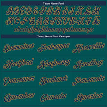 Load image into Gallery viewer, Custom Aqua Navy-Old Gold Performance T-Shirt