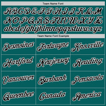 Load image into Gallery viewer, Custom Aqua White-Black Performance T-Shirt