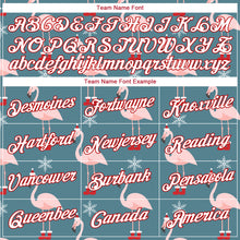 Load image into Gallery viewer, Custom Aqua White-Red Christmas 3D Performance T-Shirt