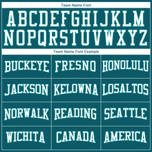 Load image into Gallery viewer, Custom Stitched Aqua White-Aqua 3D Pattern Design Sports Pullover Sweatshirt Hoodie