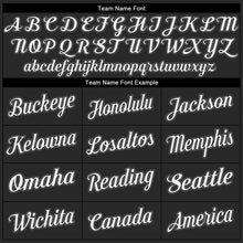 Load image into Gallery viewer, Custom Black White-Gray Authentic Baseball Jersey