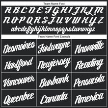 Load image into Gallery viewer, Custom Black White Round Neck Suit Basketball Jersey - Fcustom