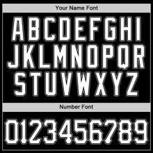 Load image into Gallery viewer, Custom Black White-Gray Authentic Baseball Jersey