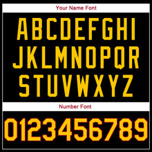 Load image into Gallery viewer, Custom Stitched Black Gold-Red Sports Pullover Sweatshirt Hoodie