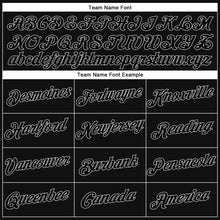 Load image into Gallery viewer, Custom Stitched Black Black-Gray Sports Pullover Sweatshirt Hoodie