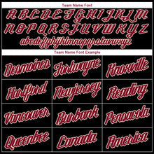 Load image into Gallery viewer, Custom Stitched Black Crimson-Cream Sports Pullover Sweatshirt Hoodie