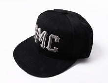 Load image into Gallery viewer, Custom Black Light Gray-White Stitched Adjustable Snapback Hat