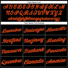 Load image into Gallery viewer, Custom Black Orange Performance T-Shirt
