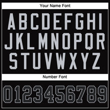 Load image into Gallery viewer, Custom Black Black-Gray Performance T-Shirt