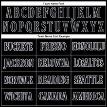 Load image into Gallery viewer, Custom Black Black-Gray Performance T-Shirt