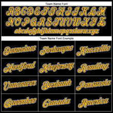 Load image into Gallery viewer, Custom Black Gold-White Performance T-Shirt