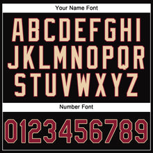 Load image into Gallery viewer, Custom Black Crimson-City Cream Performance T-Shirt