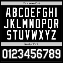 Load image into Gallery viewer, Custom Black White-Gray Authentic Throwback Rib-Knit Baseball Jersey Shirt