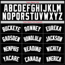 Load image into Gallery viewer, Custom Black White-Gray Authentic Throwback Rib-Knit Baseball Jersey Shirt