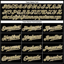 Load image into Gallery viewer, Custom Black Camo-City Cream Authentic Baseball Jersey