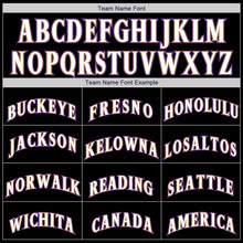 Load image into Gallery viewer, Custom Black White-Purple Authentic Baseball Jersey