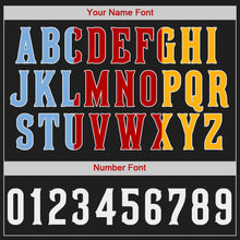 Load image into Gallery viewer, Custom Black White-Gold Authentic Two Tone Baseball Jersey