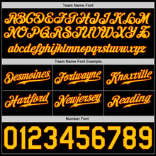 Load image into Gallery viewer, Custom Black Gold-Red Authentic Throwback Basketball Shorts