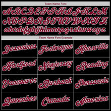 Load image into Gallery viewer, Custom Black White-Maroon Authentic Throwback Basketball Jersey