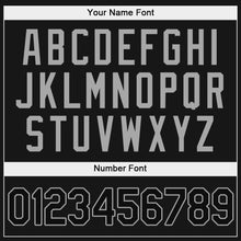 Load image into Gallery viewer, Custom Black Black-Royal Authentic Split Fashion Baseball Jersey