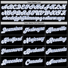 Load image into Gallery viewer, Custom Black White-Royal Authentic Throwback Basketball Jersey