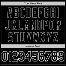 Load image into Gallery viewer, Custom Black Black-Gray Authentic Throwback Basketball Jersey