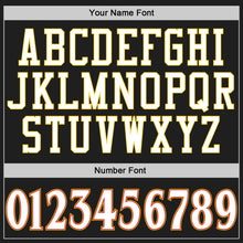 Load image into Gallery viewer, Custom Black White-Red Authentic Throwback Basketball Jersey