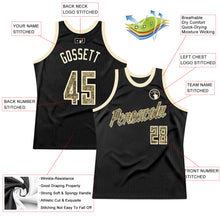 Load image into Gallery viewer, Custom Black Camo-Cream Authentic Throwback Basketball Jersey