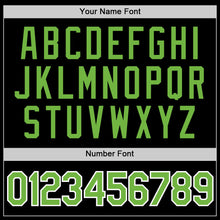 Load image into Gallery viewer, Custom Black Neon Green-White Performance T-Shirt