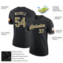 Load image into Gallery viewer, Custom Black Camo-Cream Performance T-Shirt