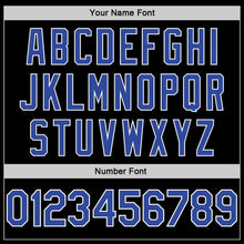 Load image into Gallery viewer, Custom Black Royal-White Performance T-Shirt