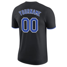 Load image into Gallery viewer, Custom Black Royal-White Performance T-Shirt